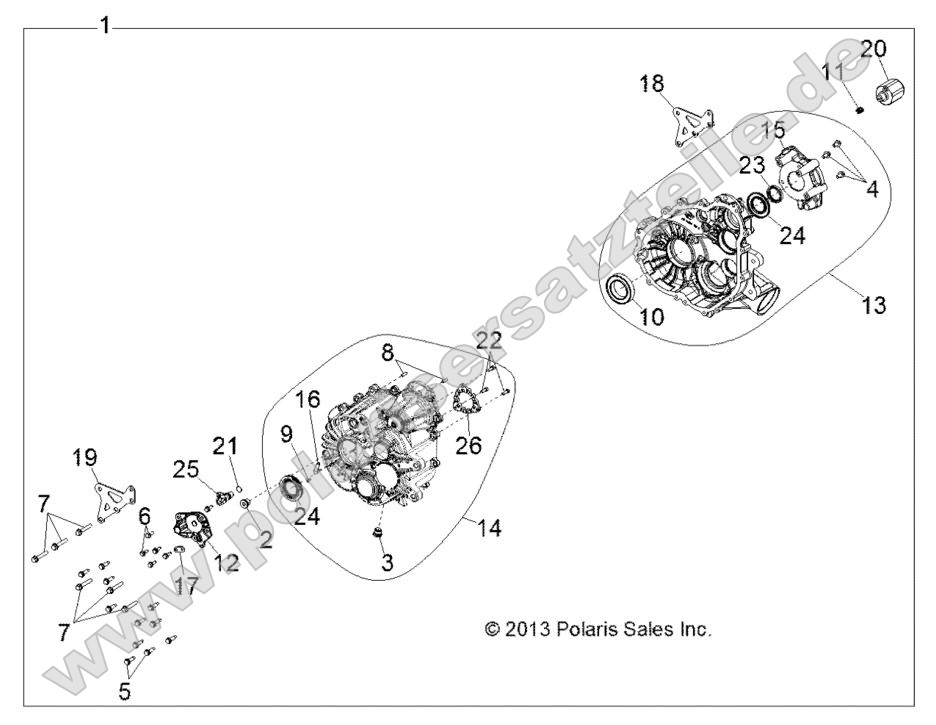 Drive Train, Main Gearcase Internals 2 Drive Train, Main Gearcase Internals 2
