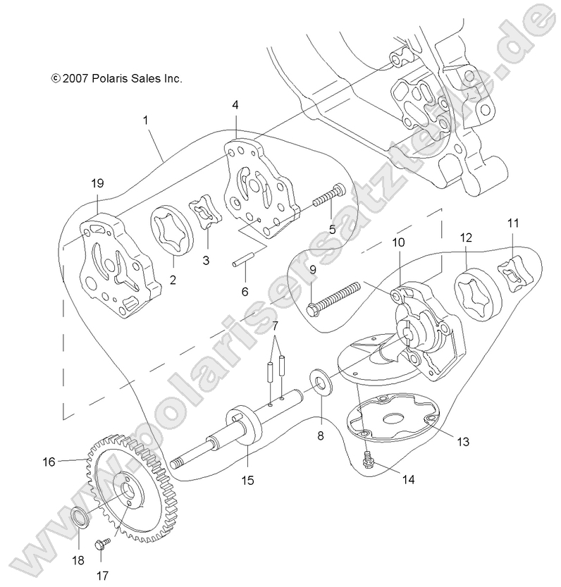 ENGINE, OIL SYSTEM and OIL PUMP
