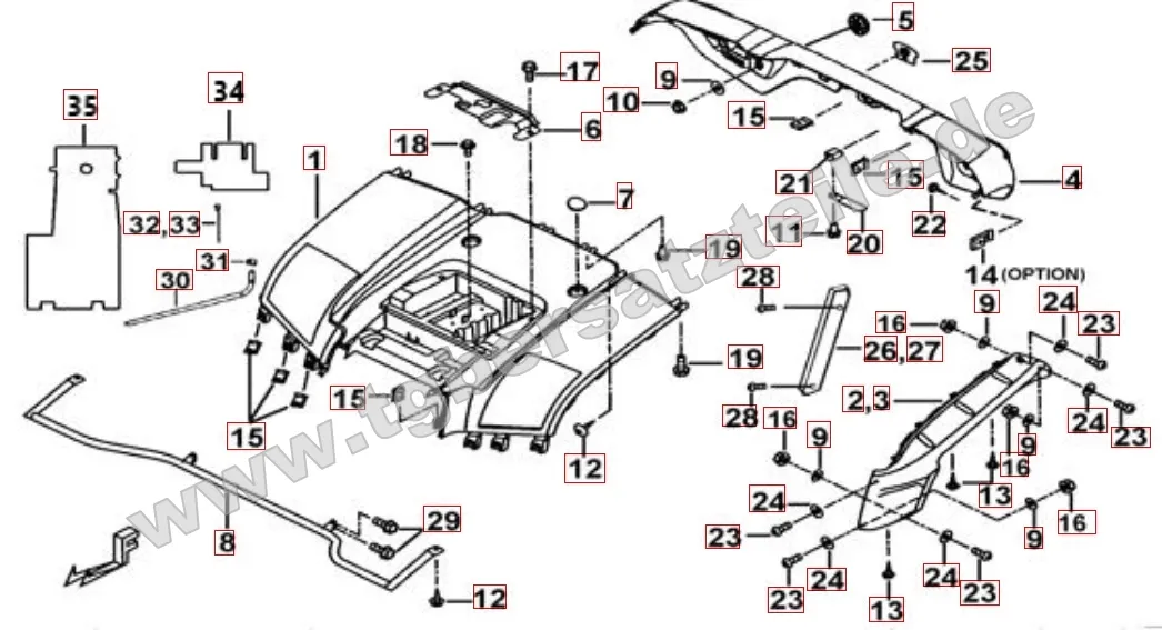 Heckverkleidung Heckverkleidung