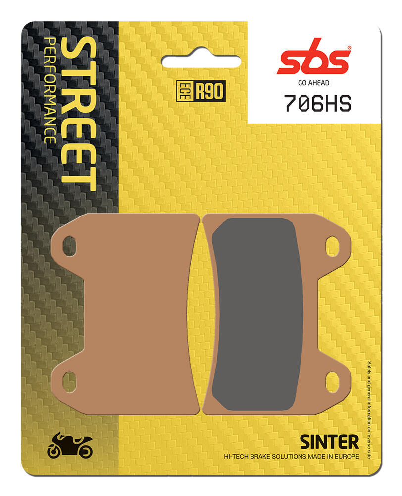 SBS_706_HS SBS Bremsbeläge HS Street Sintermetall ABE - 706HS