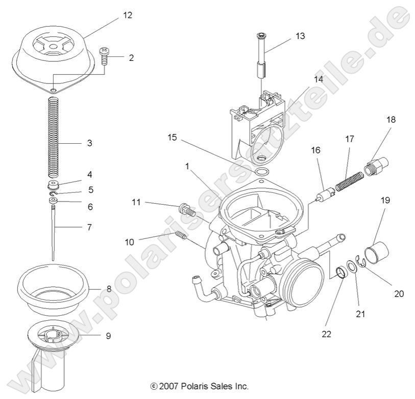 ENGINE, CARBURETOR, UPPER ENGINE, CARBURETOR, UPPER