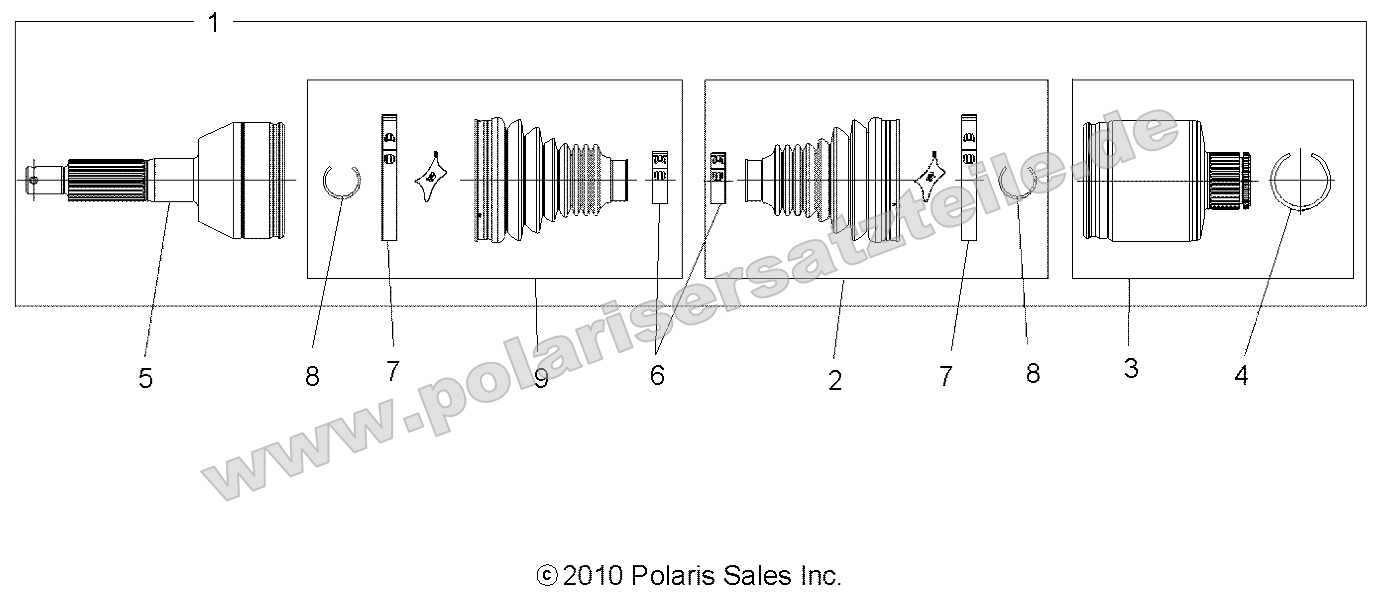 Drive Train, Rear Drive Shaft Drive Train, Rear Drive Shaft