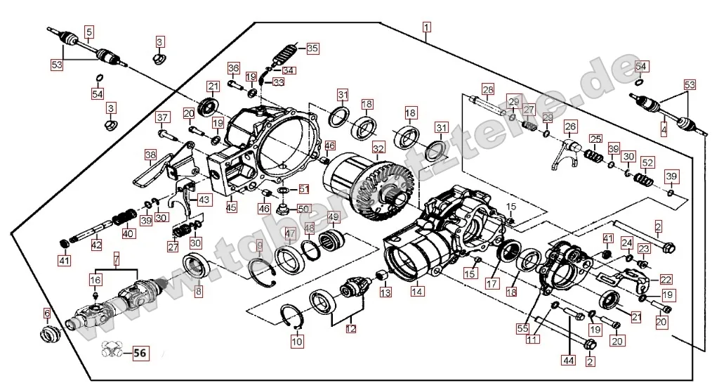 Differenzial vorne Differenzial vorne