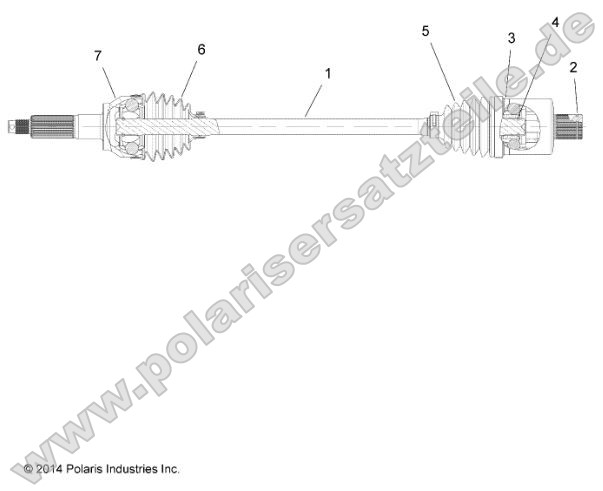 Drive Train, Rear Drive Shaft