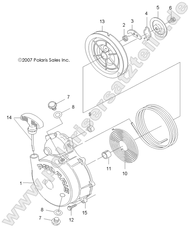 ENGINE, RECOIL STARTER