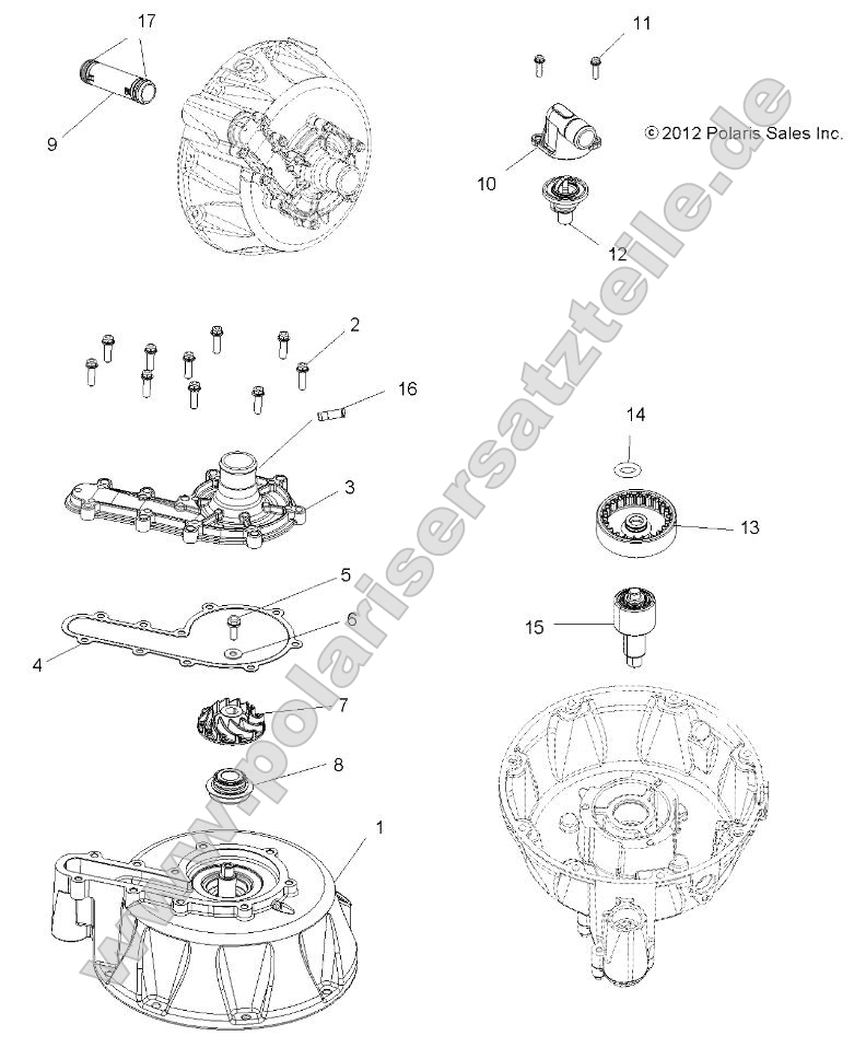 Engine, Cooling System and Water Pump Engine, Cooling System and Water Pump