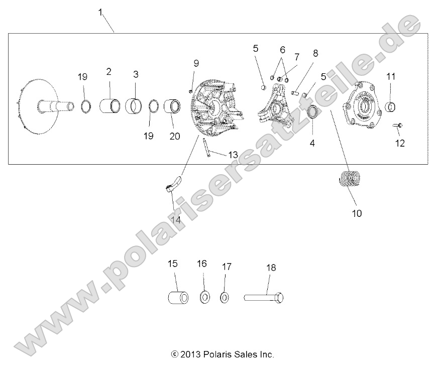 Drive Train, Primary Clutch
