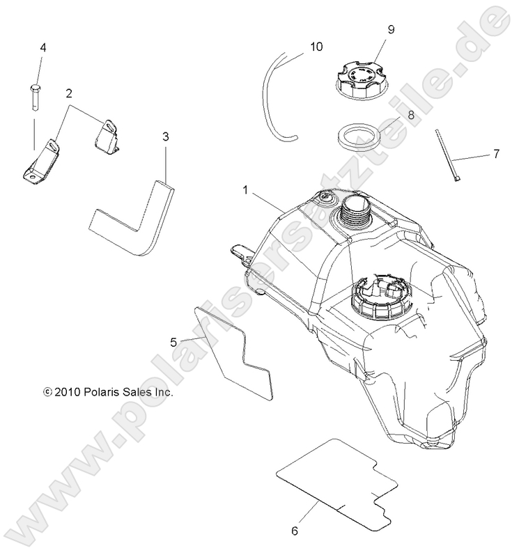 BODY, FUEL TANK ASM.