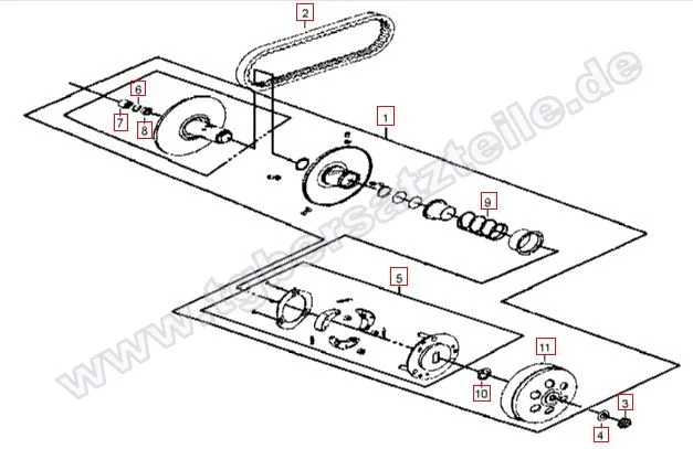 Kupplung - Keilriemen
