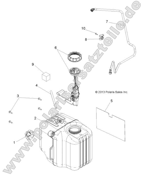 Body, Fuel Tank Asm. Body, Fuel Tank Asm.