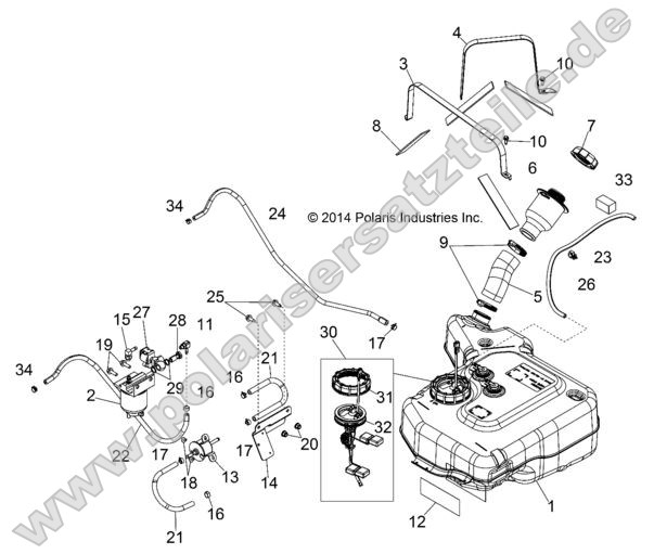 Body, Fuel Tank Asm. Body, Fuel Tank Asm.