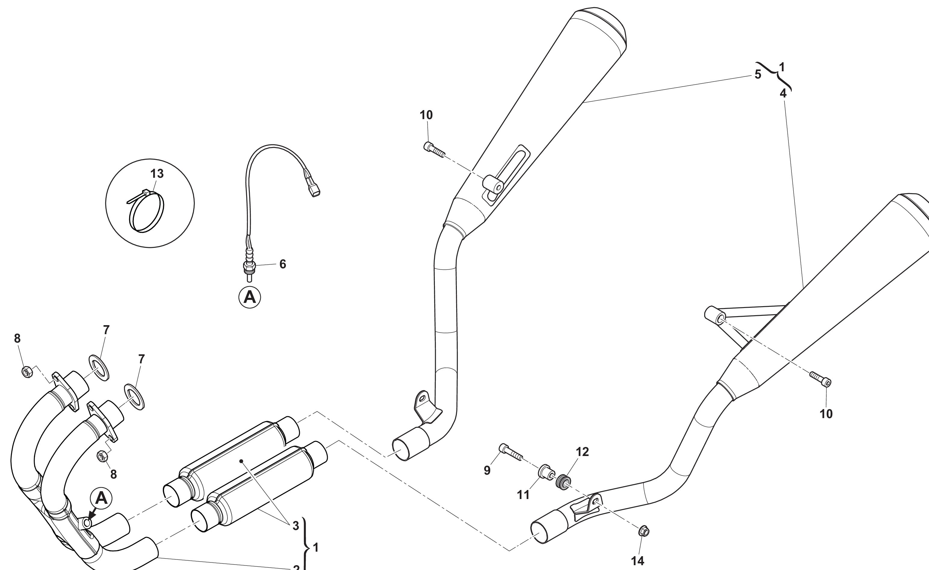 Auspuffsystem Ace of Spades Auspuffsystem Ace of Spades
