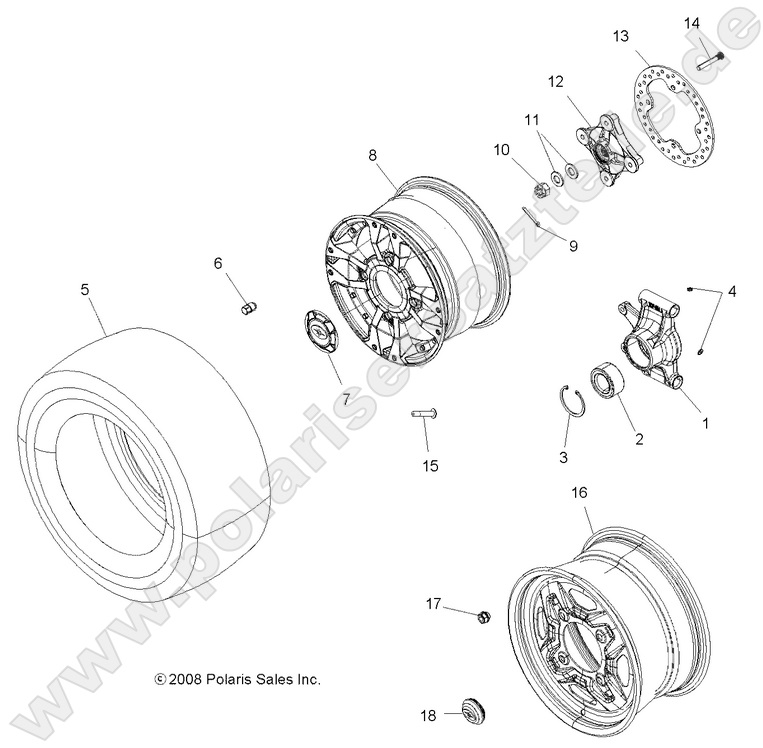 WHEELS, REAR and HUB WHEELS, REAR and HUB