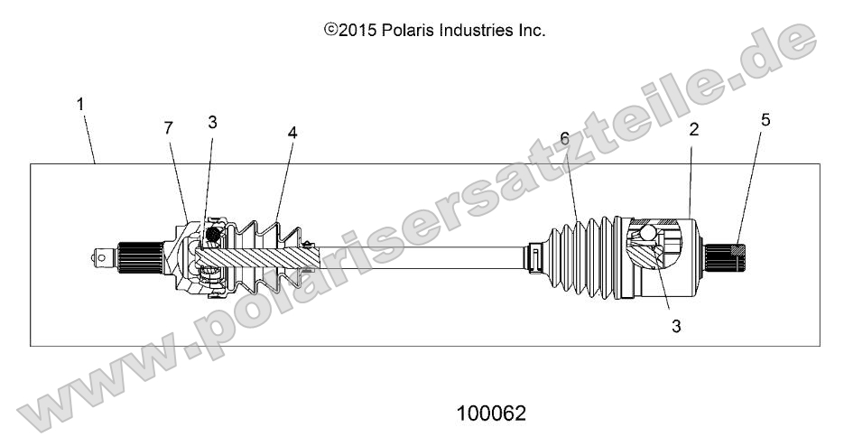 Drive Train, Drive Shaft, Front Drive Train, Drive Shaft, Front