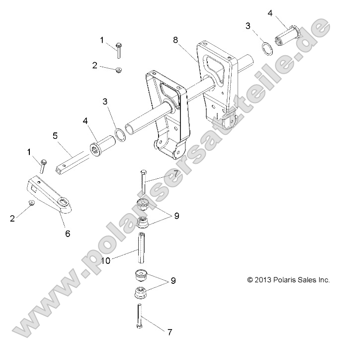 Suspension, Torsion Bar (built 10/04/13 and after)