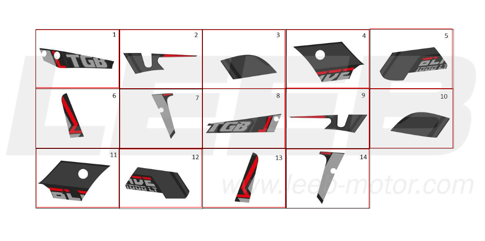 Aufkleber 2 schwarz matt