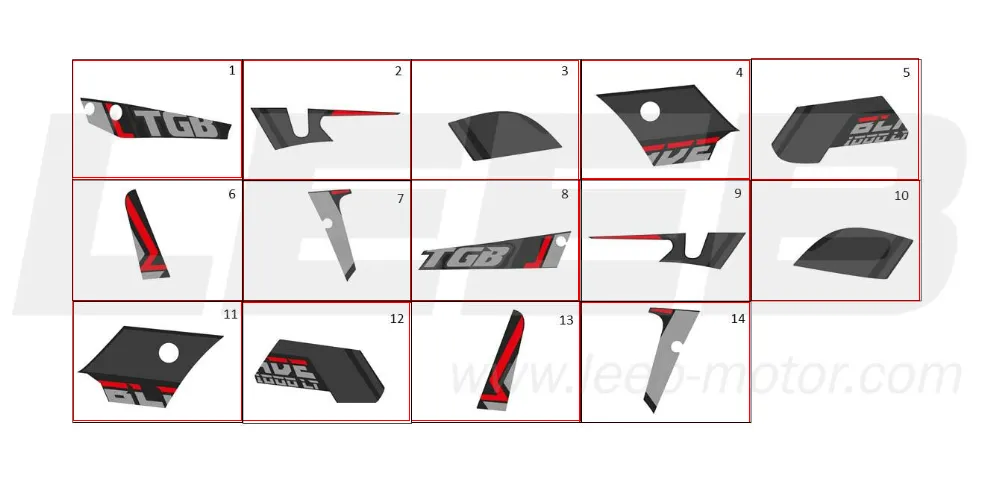 Aufkleber 2 schwarz matt
