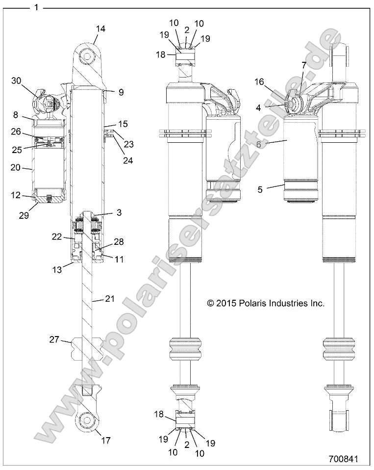 Suspension, Rear Shock Internals Suspension, Rear Shock Internals