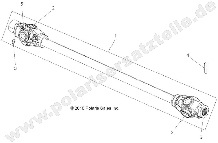 DRIVE TRAIN, PROP SHAFT, FRONT DRIVE TRAIN, PROP SHAFT, FRONT