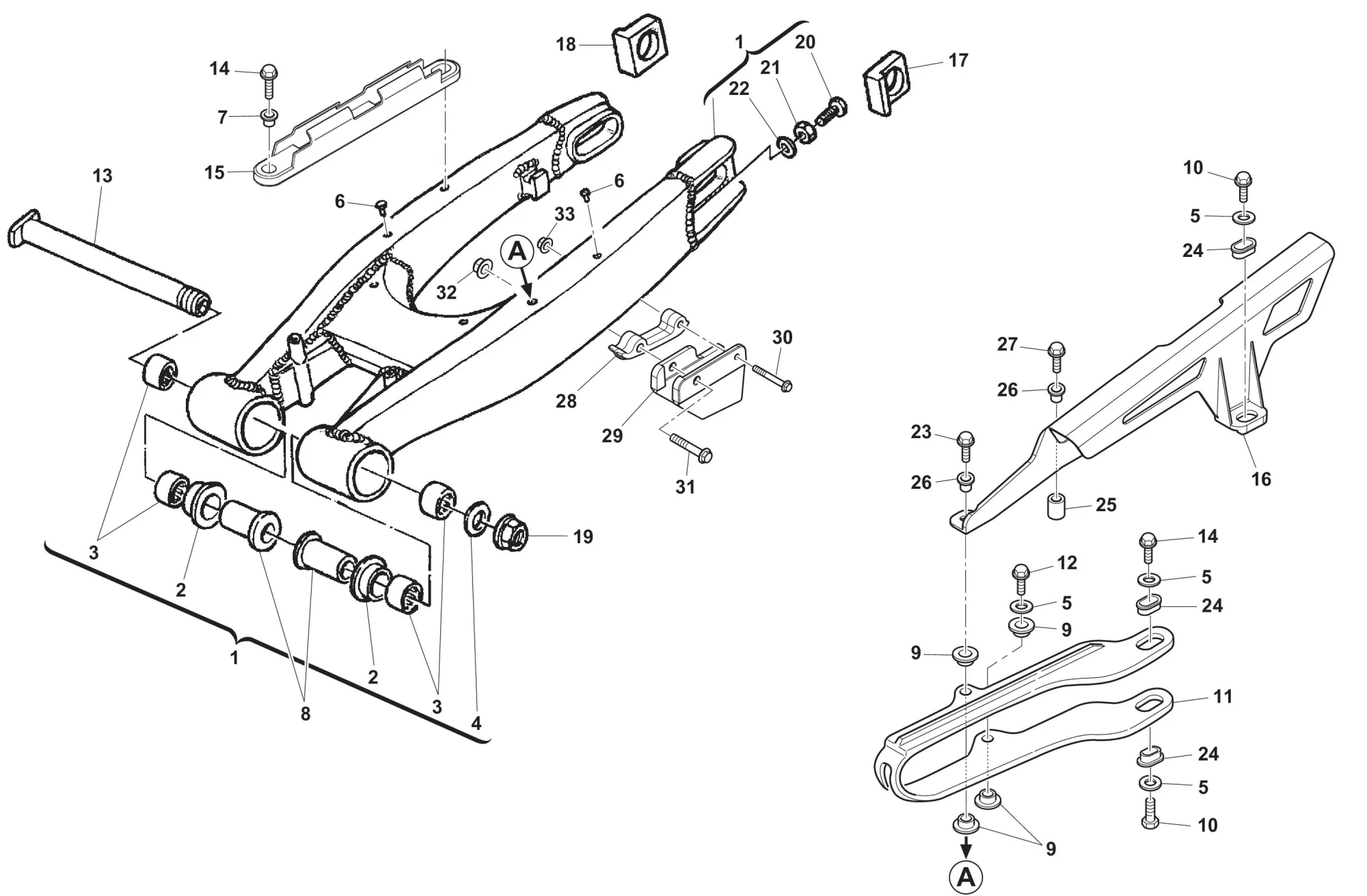 Hinterradschwinge Hinterradschwinge