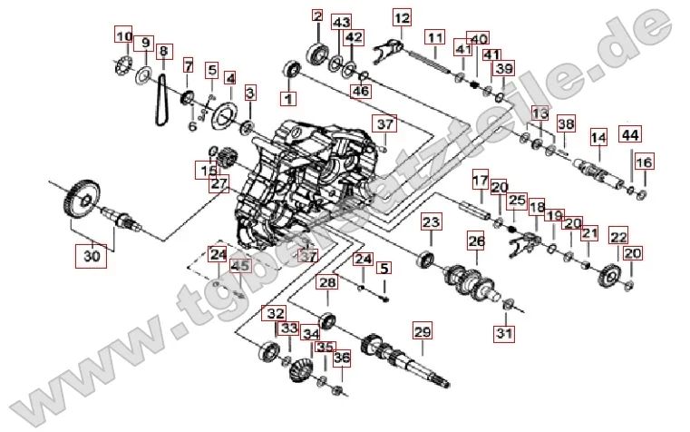 Motorgehäuse links (2) Motorgehäuse links (2)