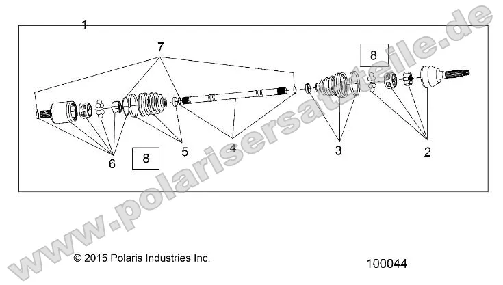 Drive Train, Front Half Shaft Drive Train, Front Half Shaft
