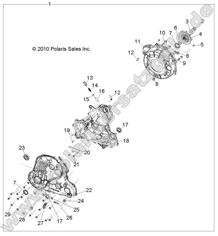 Drive Train, Main Gearcase