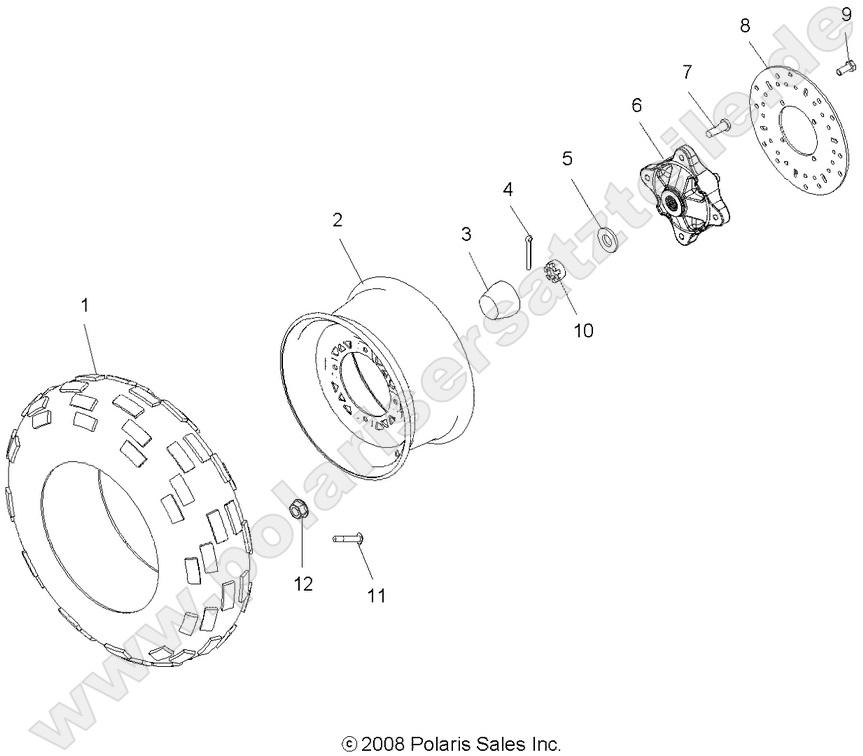 WHEELS, FRONT WHEELS, FRONT