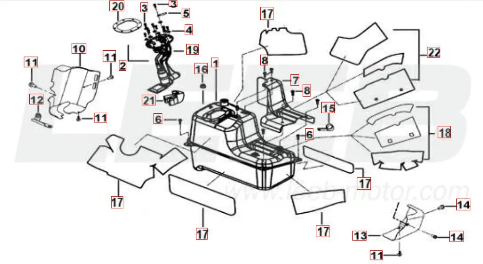 Hitzeschutz f. Krafftstofftank Hitzeschutz f. Krafftstofftank