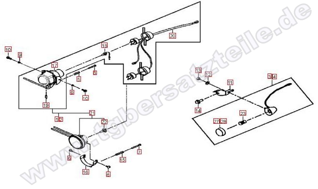 Scheinwerfer-Blinker vorne