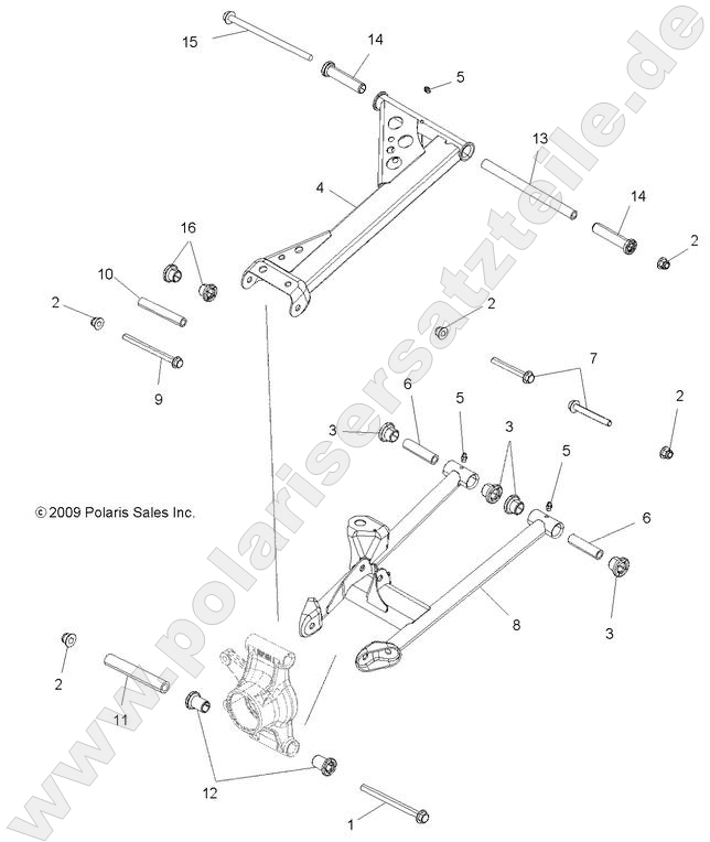 SUSPENSION, REAR SUSPENSION, REAR