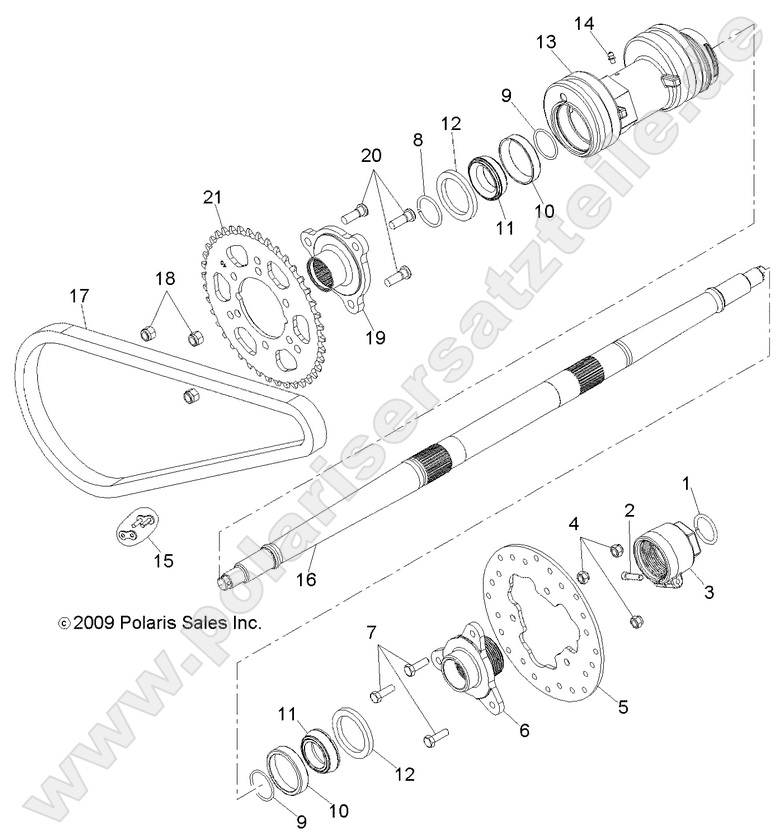 DRIVE TRAIN, REAR AXLE and HOUSING