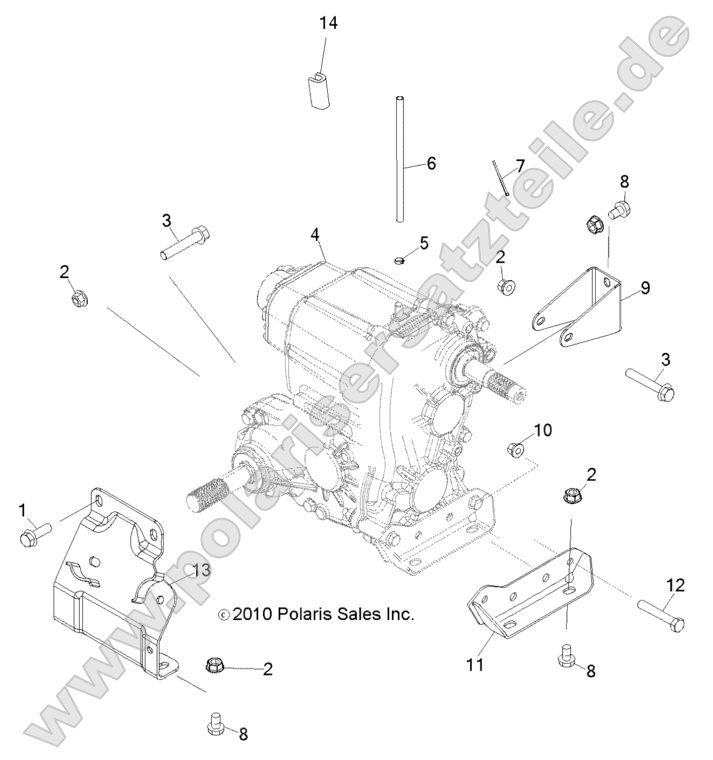 Drive Train, Main Gearcase Mounting