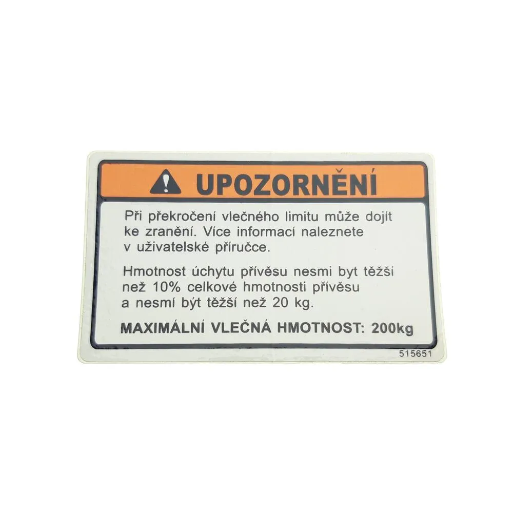 img-20201020-124035 TGB LABEL, TOW CAPACITY - 515651