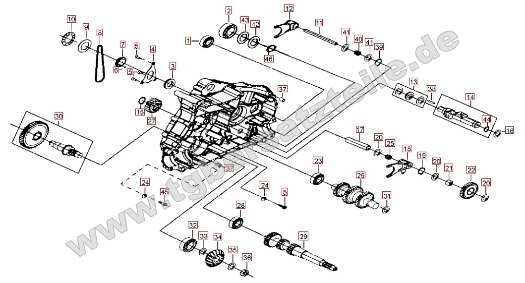 Motorgehäuse links (2)