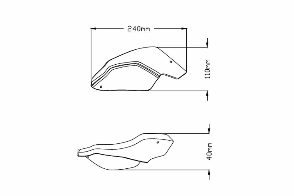 PUIG HANDPROTEKTOREN-ERWEITERUNG KTM 790 ADVENTURE C/OR - 3589T