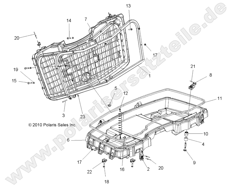 BODY, FRONT CARGO BOX BODY, FRONT CARGO BOX