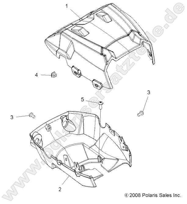 BODY, HEADLIGHT POD BODY, HEADLIGHT POD