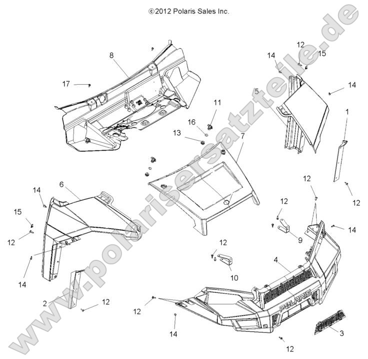 Body, Hood and Front Fascia