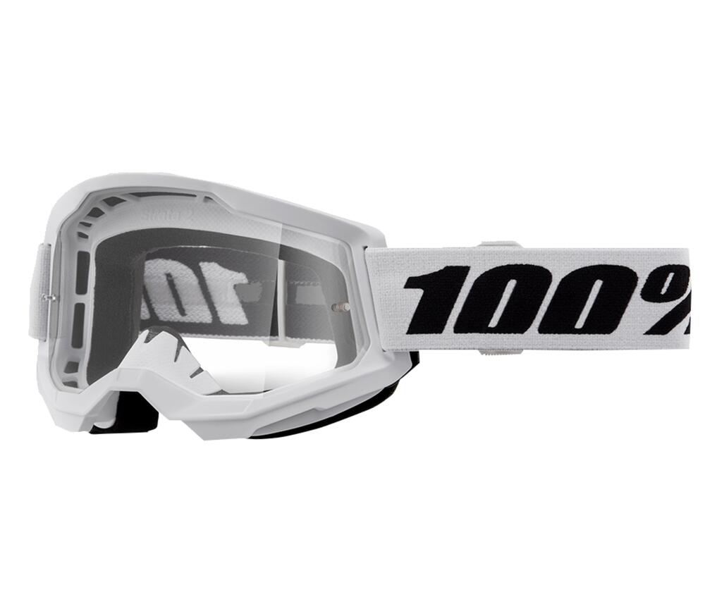 100% Crossbrille Strata 2 - White weiß - klares Glas