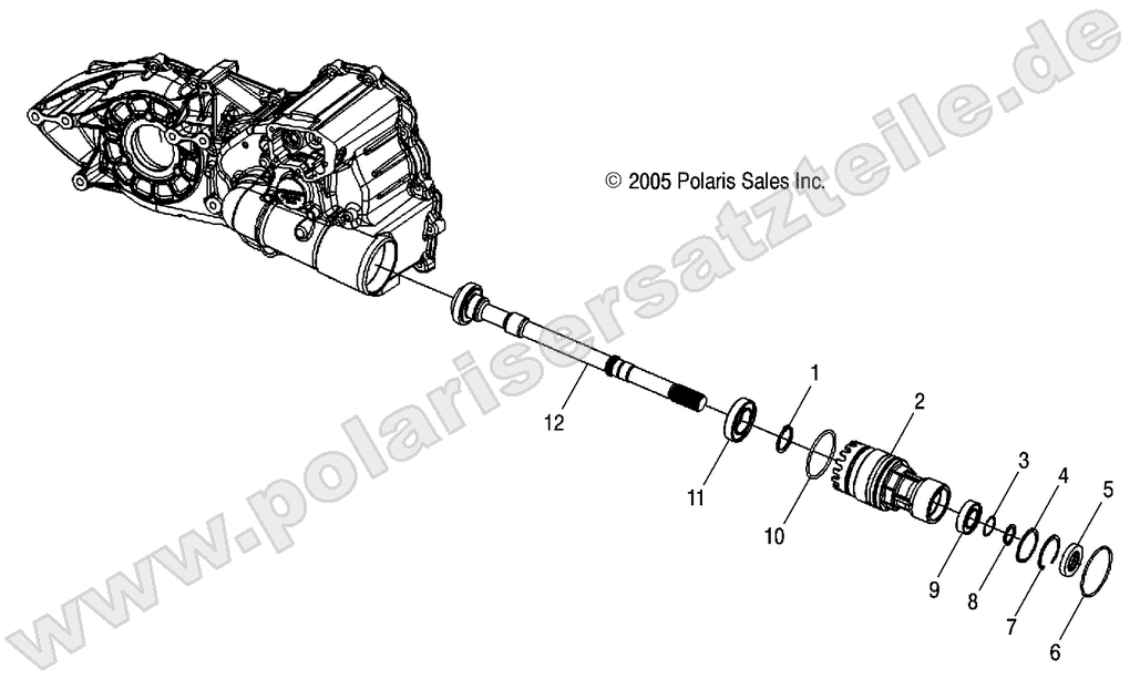 TRANSMISSION OUTPUT SHAFT, FRONT TRANSMISSION OUTPUT SHAFT, FRONT
