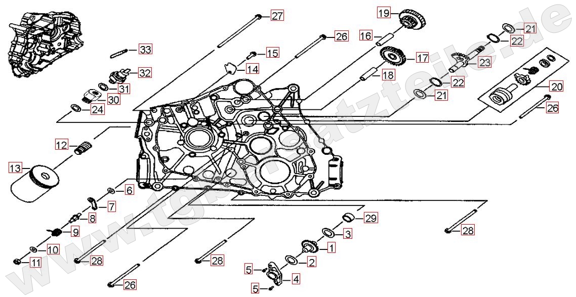 Motorgehäuse links (1)