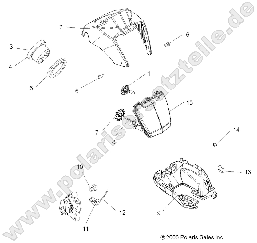 HEADLIGHT POD and SPEEDOMETER HEADLIGHT POD and SPEEDOMETER