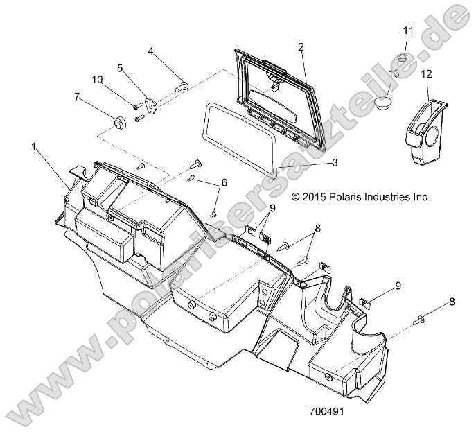 Body, Glove Box Storage