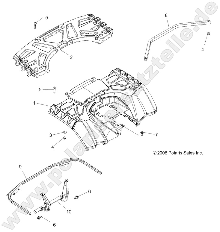 BODY, REAR CAB and REAR RACK BODY, REAR CAB and REAR RACK