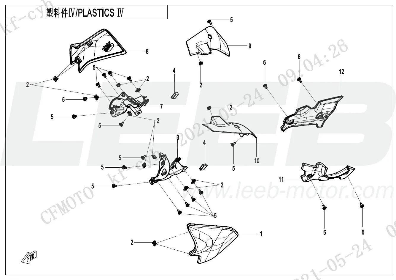 Verkleidungsteile 4 (Explore Edition) 