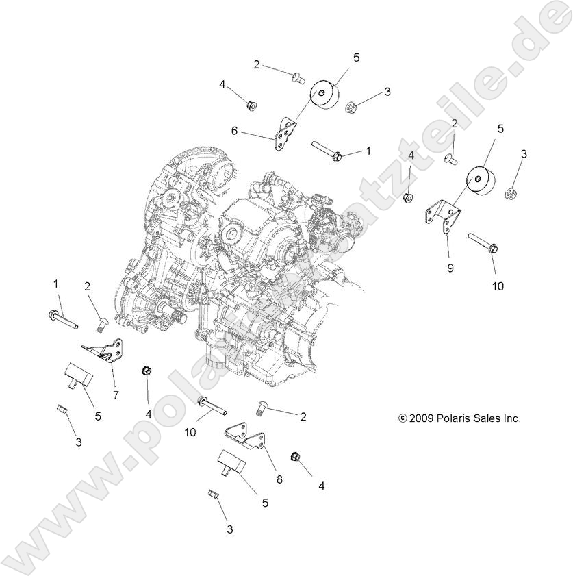 ENGINE, MOUNTING ENGINE, MOUNTING