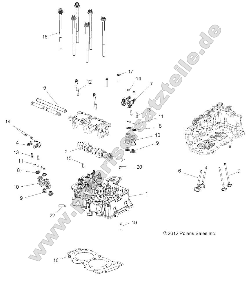 Engine, Cylinder Head, Cam and Valves Engine, Cylinder Head, Cam and Valves