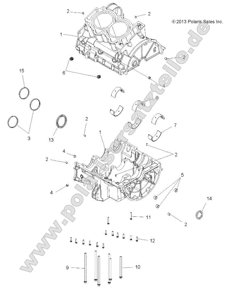 Engine, Crankcase Engine, Crankcase