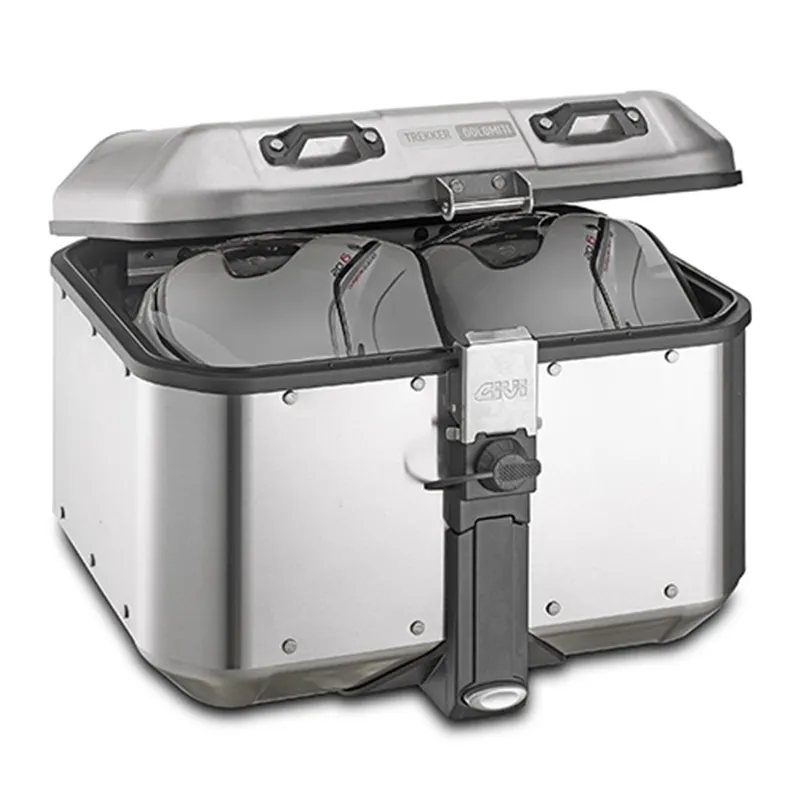 Givi Monokey Trekker DLM 46 Dolomiti Alu Topcase - 46 Liter - silber